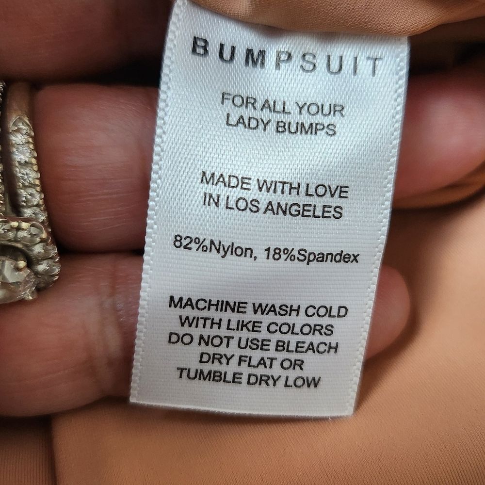 Bumpsuit The Lexi Dress Maternity Off Shoulder Rose Size S - Picture 7 of 8